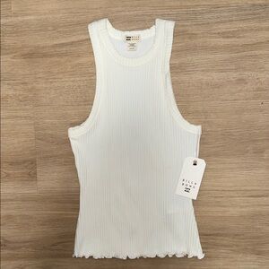 Billabong Women's Classic White Tank Top